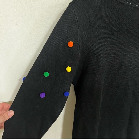 Unique Vintage Rainbow Pom Pom Sweater - Picture 10 of 12